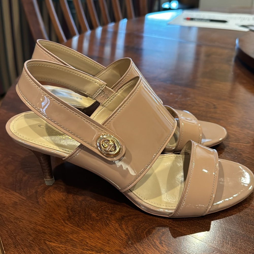 Coach nude patent leather 8.5